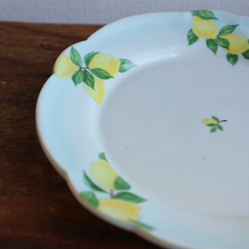 花形リム皿6寸（檸檬/バイカラー）/ 阿部慎太朗 | モノスタイル . shop