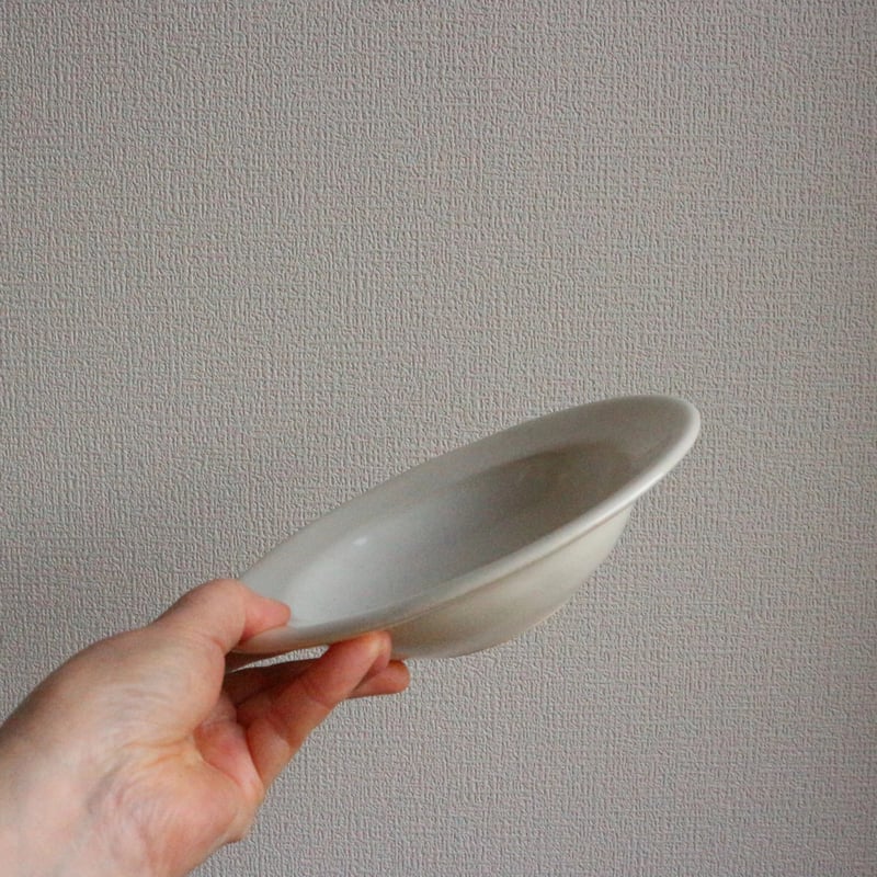 リムスープ皿 白磁 / あわびウェア | モノスタイル onlineshop