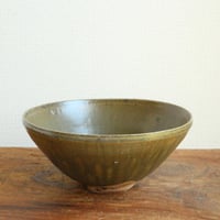 鉄釉6寸鉢 / 高木剛