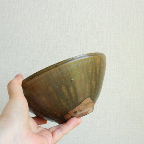 鉄釉6寸鉢 / 高木剛