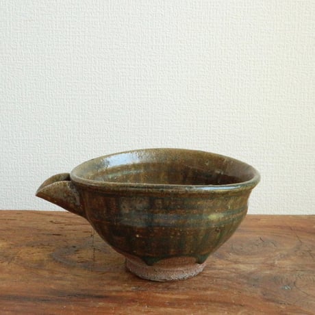 鉄釉片口 / 高木剛