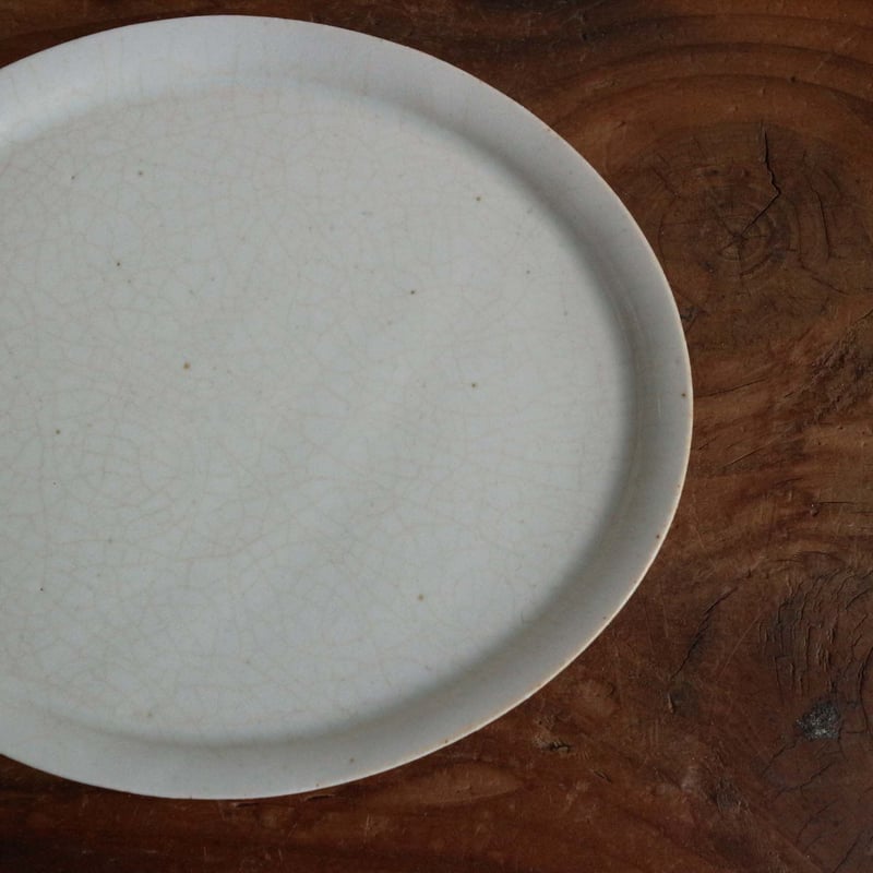 ショートリム楕円皿小 / 菅沼淳一 | モノスタイル . shop