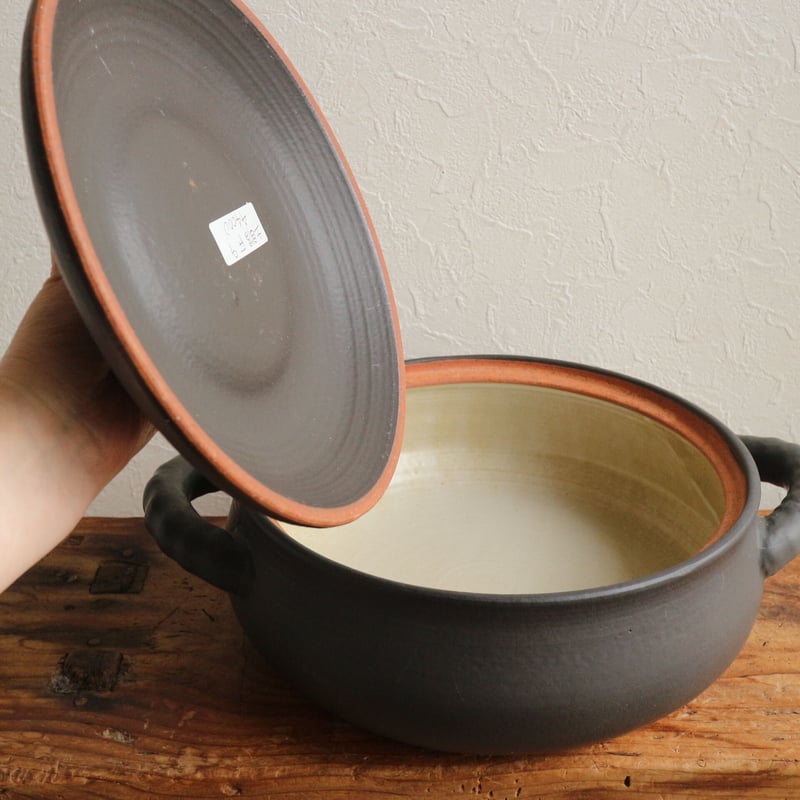 土鍋F・黒 / 廣川純 | モノスタイル . shop