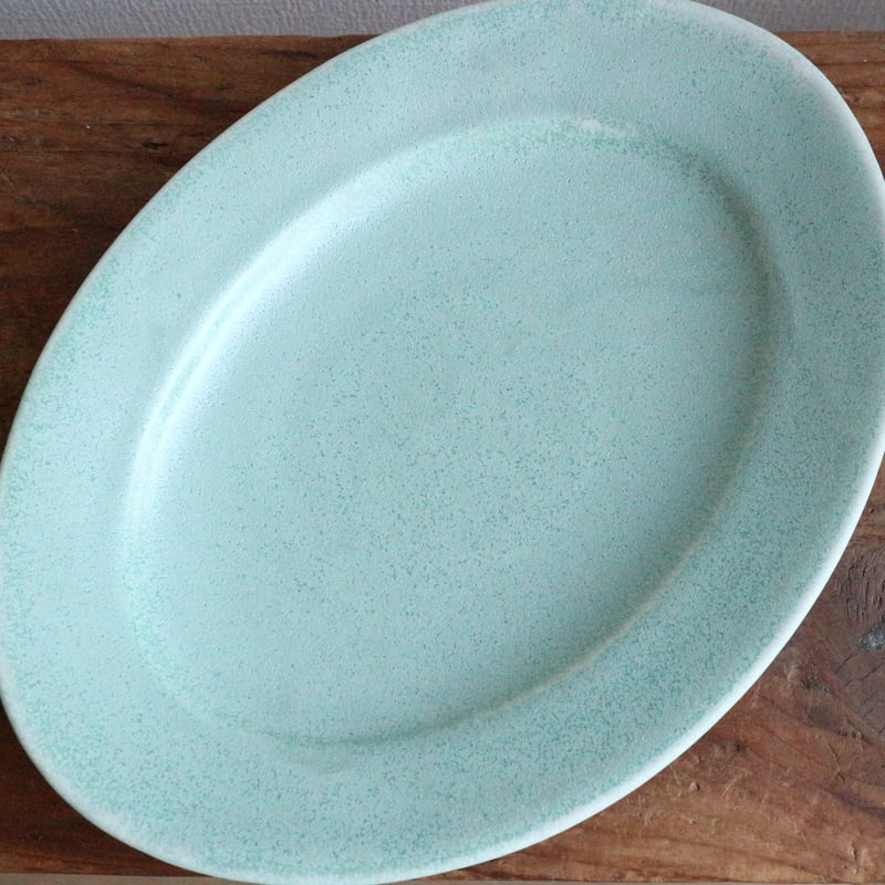 オーバル皿M青磁 / あわびウェア | モノスタイル onlineshop