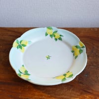 花形リム皿6寸（檸檬/バイカラー）/ 阿部慎太朗