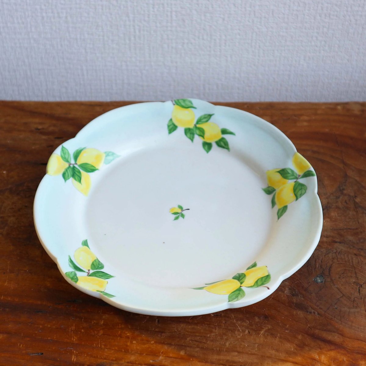 花形リム皿6寸（檸檬/バイカラー）/ 阿部慎太朗 | モノスタイル . shop