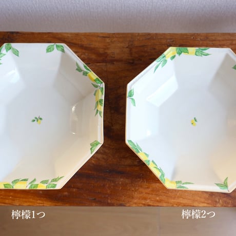 八角深皿6寸（檸檬）/ 阿部慎太朗