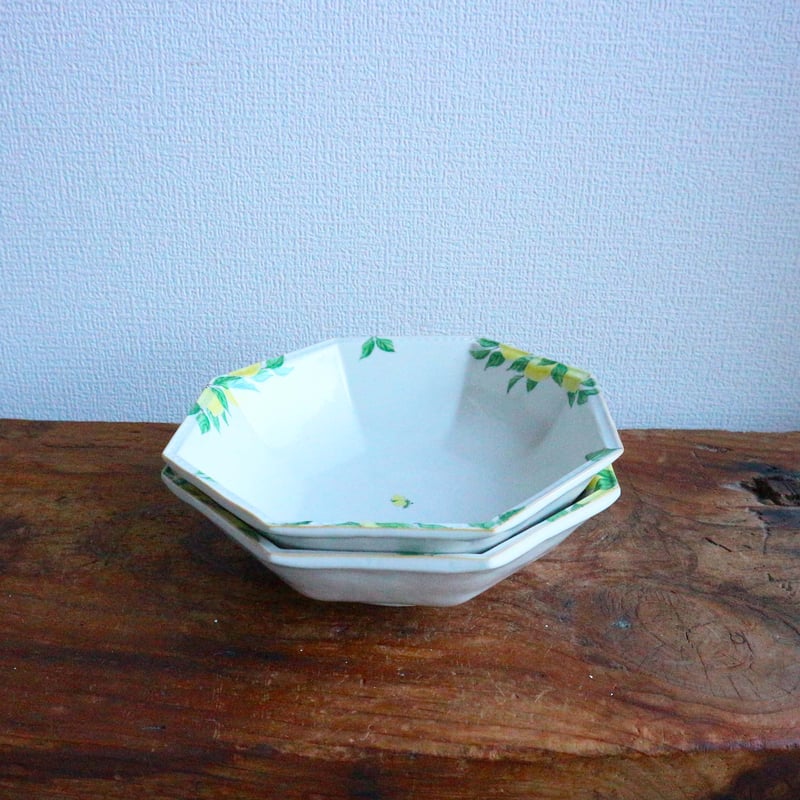 八角深皿6寸（檸檬）/ 阿部慎太朗 | モノスタイル . shop