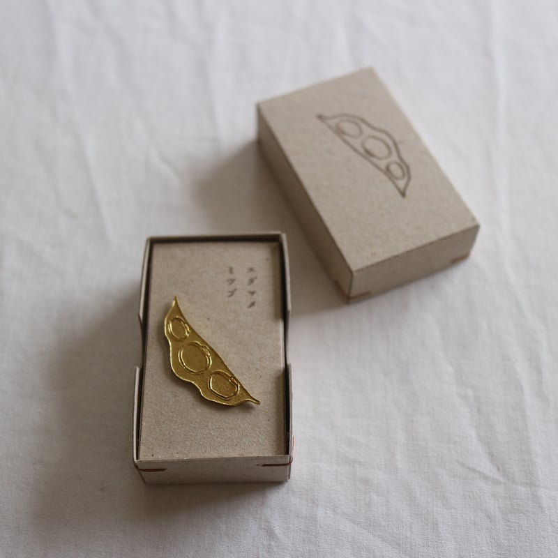 きたのまりこ 「スズナズナ」シルバーブローチ きたのまりこ