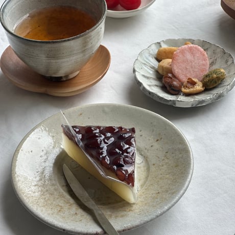 堅手4.5寸リム皿 / 高木剛