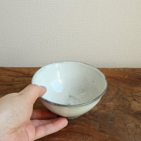 粉引飯碗 / 高木剛
