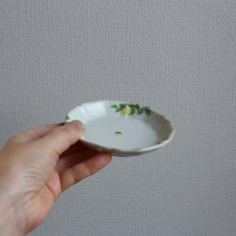 花形深まめ皿（檸檬）/ 阿部慎太朗 | モノスタイル . shop