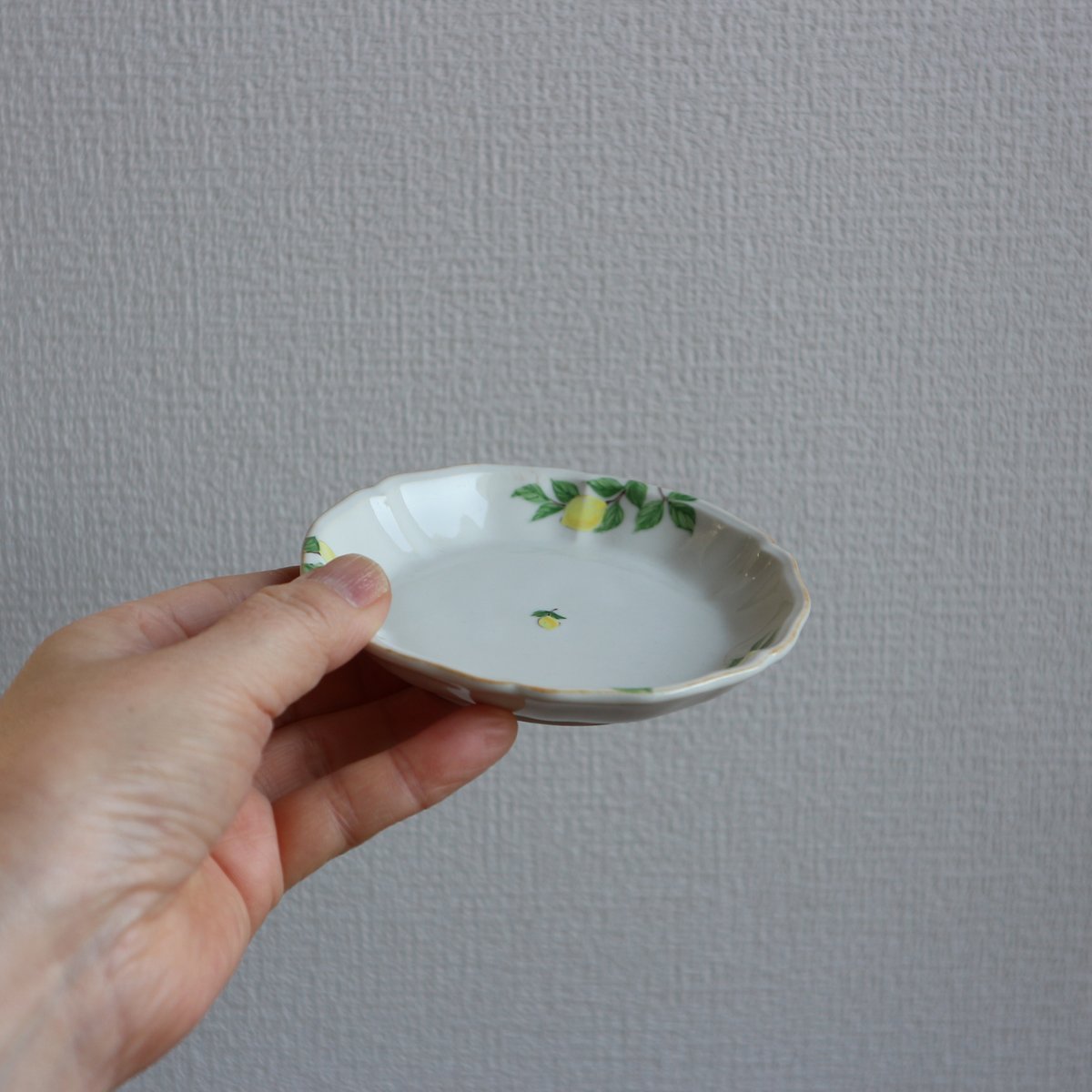 花形深まめ皿（檸檬）/ 阿部慎太朗 | モノスタイル onlineshop