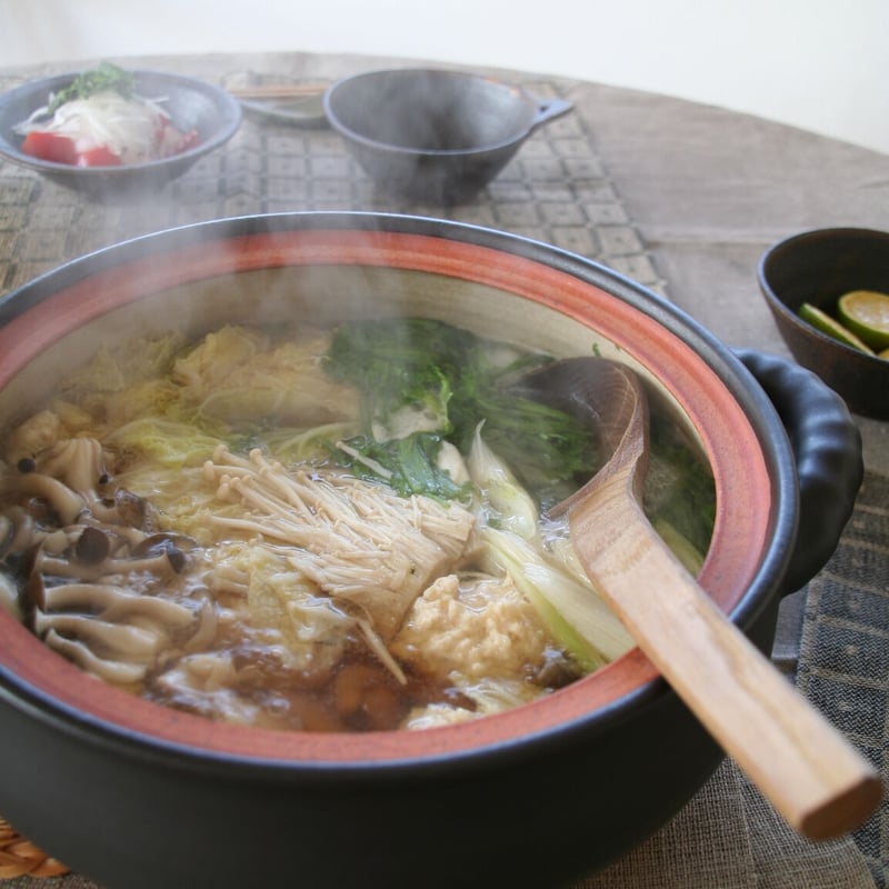 土鍋F・黒 / 廣川純 | モノスタイル . shop