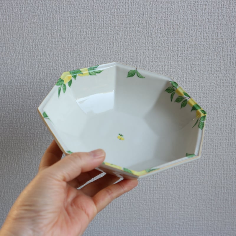 八角深皿6寸（檸檬）/ 阿部慎太朗 | モノスタイル . shop