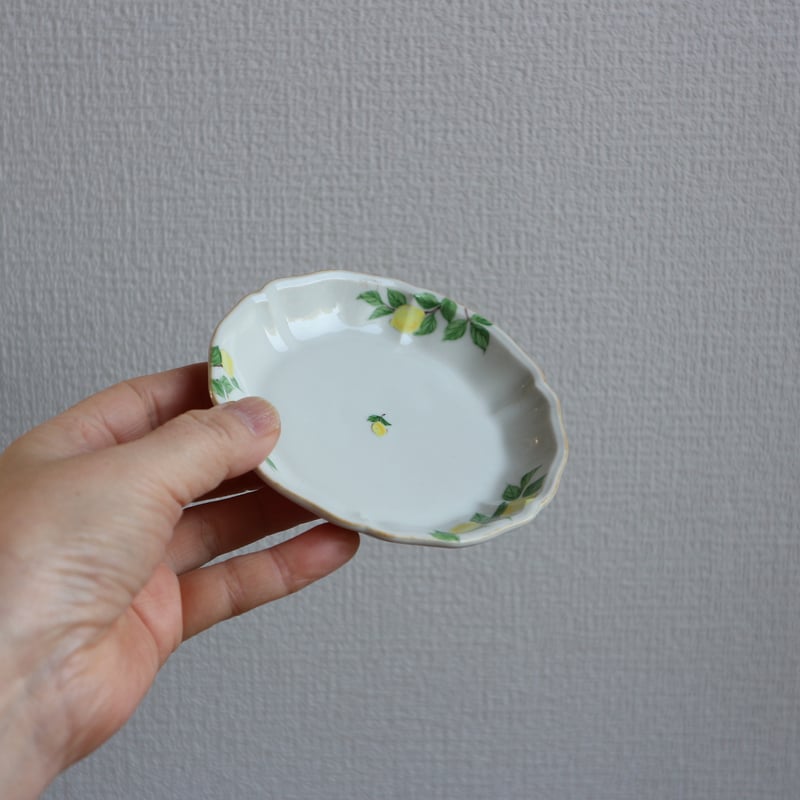 花形深まめ皿（檸檬）/ 阿部慎太朗 | モノスタイル onlineshop
