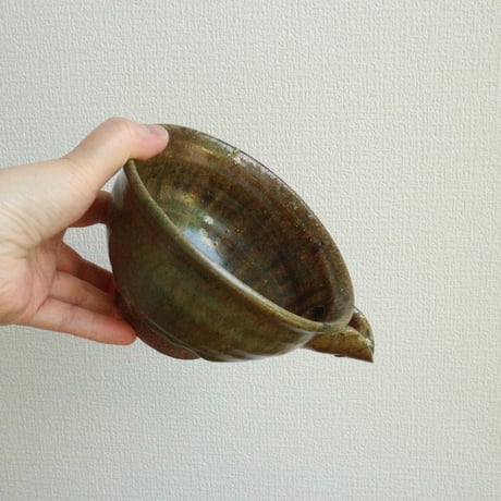 鉄釉片口 / 高木剛