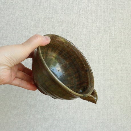 鉄釉片口 / 高木剛