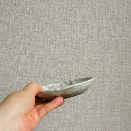 刷毛目椿皿 / 高木剛