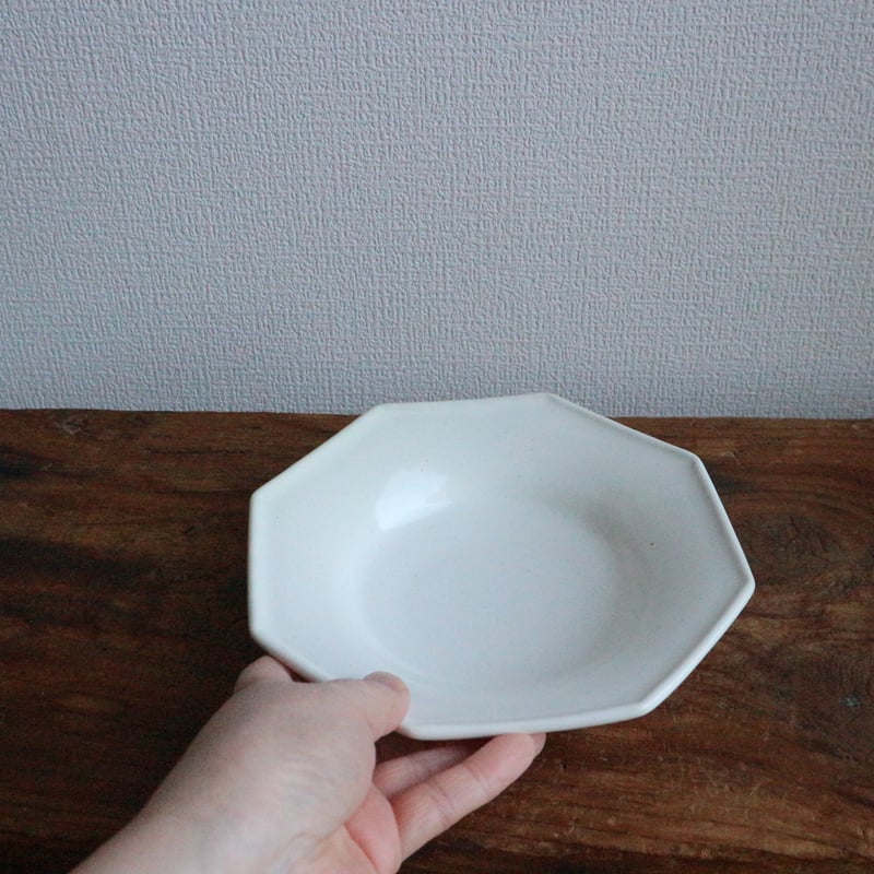 awabiware アワビウェア 中皿 14cm 2客セット ホワイト&ピンク 14 | Awabi ware