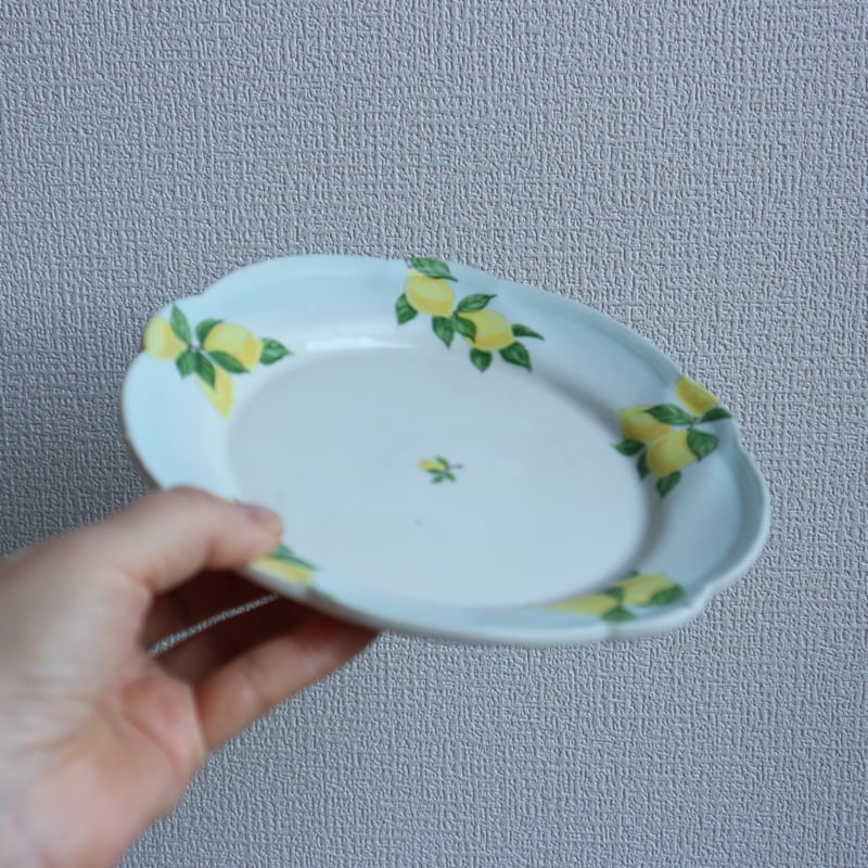 花形リム皿6寸（檸檬/バイカラー）/ 阿部慎太朗 | モノスタイル . shop