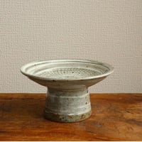 三島4.5寸高台皿 / 高木剛
