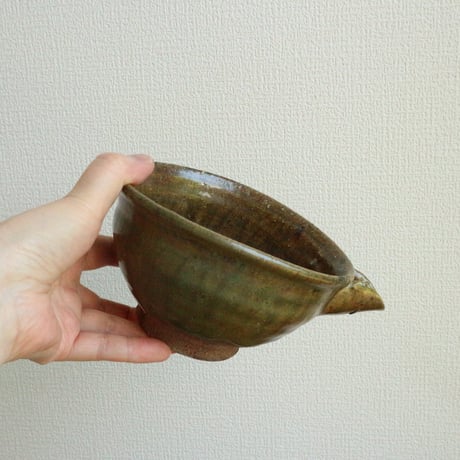 鉄釉片口 / 高木剛