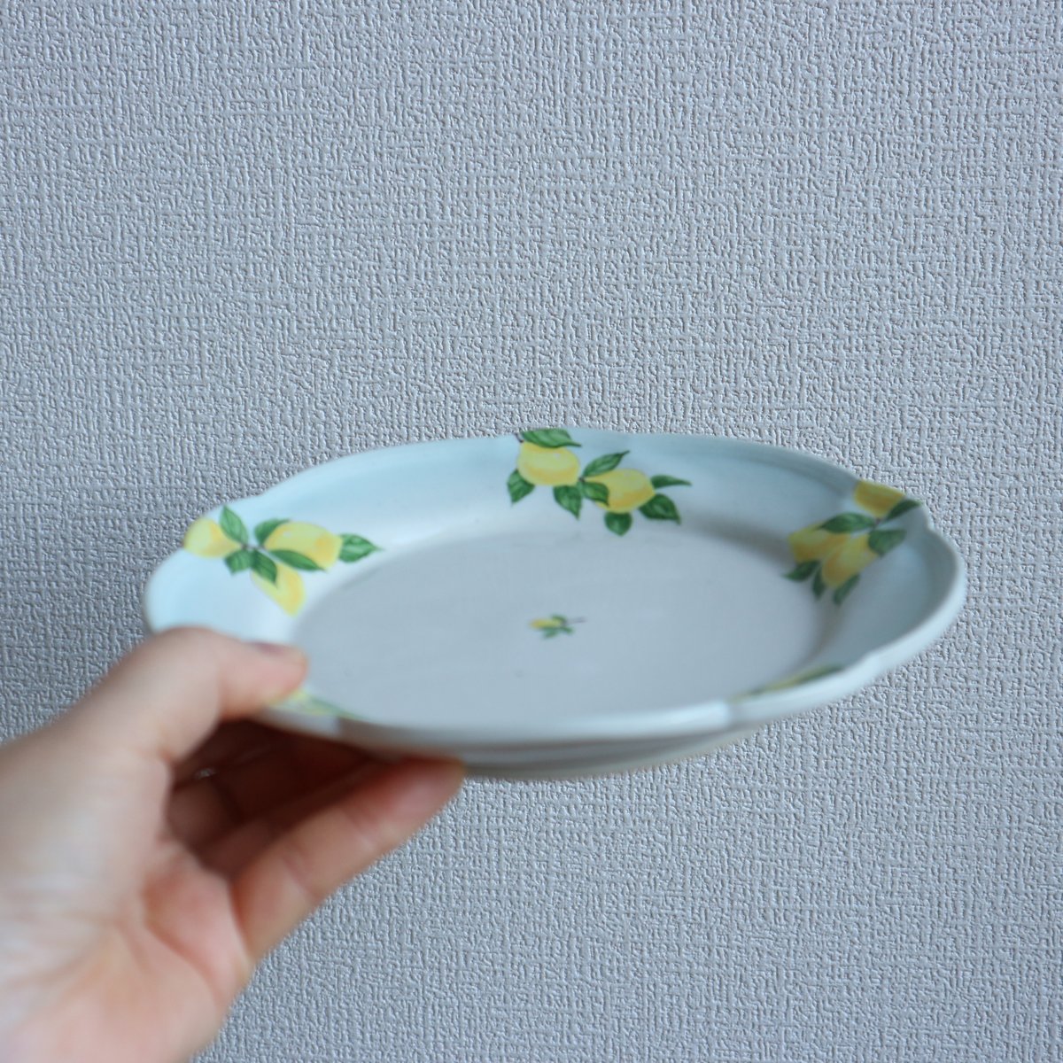 花形リム皿6寸（檸檬/バイカラー）/ 阿部慎太朗 | モノスタイル . shop