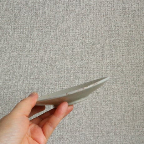 堅手4.5寸リム皿 / 高木剛