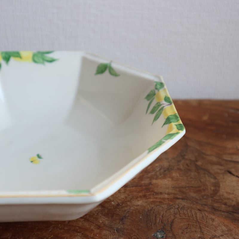 八角深皿6寸（檸檬）/ 阿部慎太朗 | モノスタイル . shop