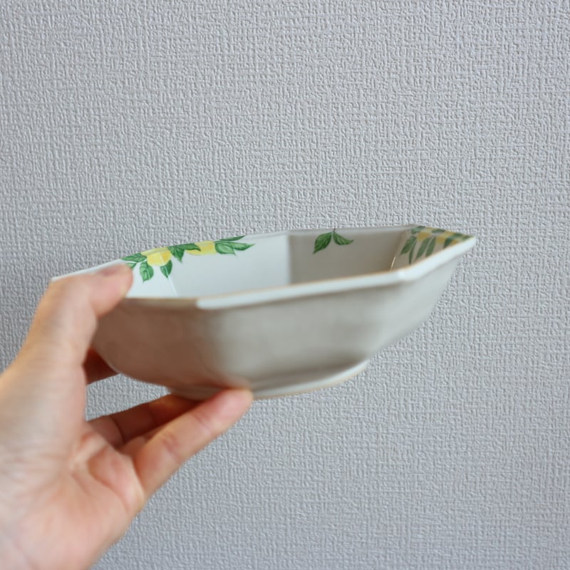 八角深皿6寸（檸檬）/ 阿部慎太朗 | モノスタイル . shop