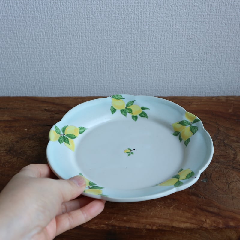 花形リム皿6寸（檸檬/バイカラー）/ 阿部慎太朗 | モノスタイル . shop
