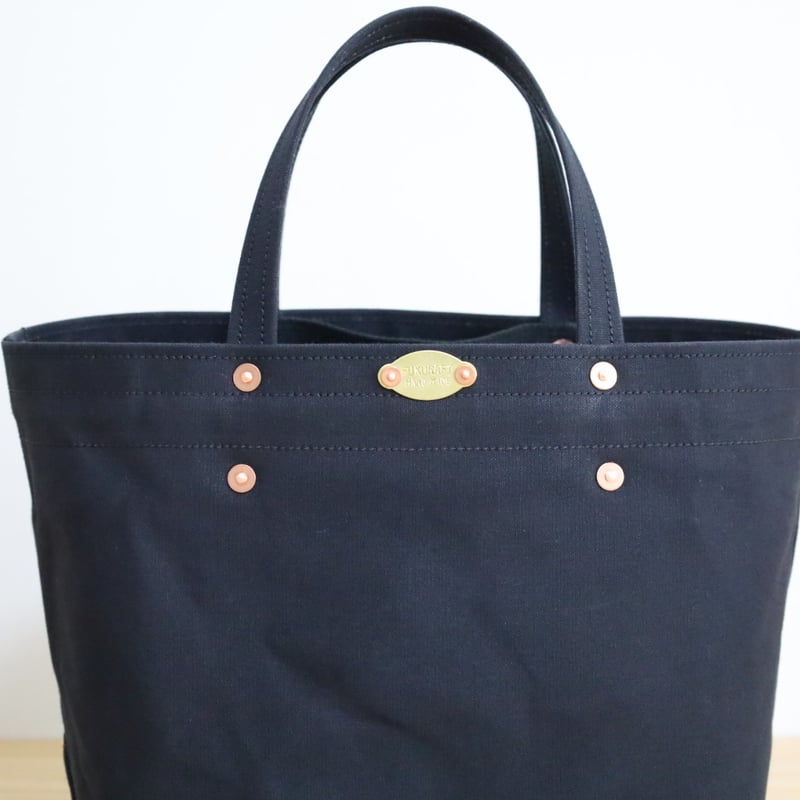 ROMEO-MID -STD/ 岡山倉敷9号パラフィンキャンバストート / ブラック |