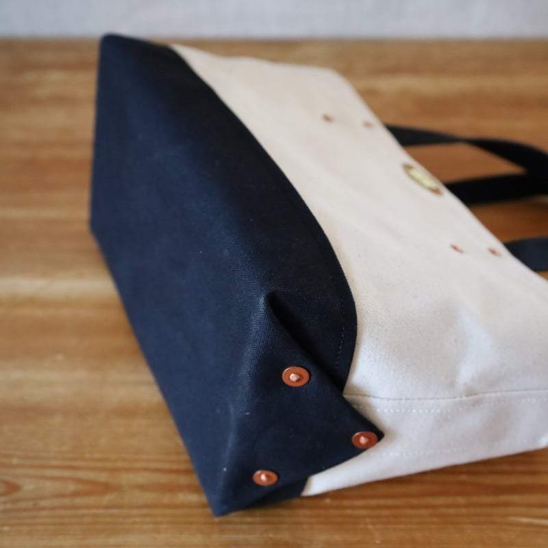 ROMEO-24STD/ 岡山倉敷9号パラフィンキャンバストート / 生成りx