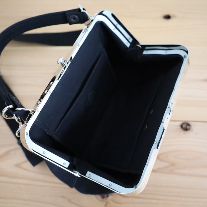 FRAME-STD/ 岡山倉敷9号パラフィンキャンバスショルダー / ブラック