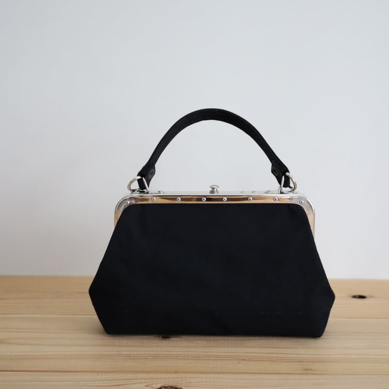 FRAME-STD/ 岡山倉敷9号パラフィンキャンバスショルダー / ブラック