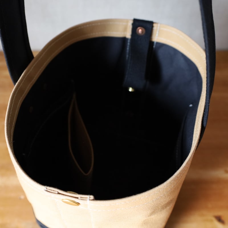 黄檗宗大本山かいぱんと、バッグ BUCKET-18-STD/ 岡山倉敷9号パラフィンキャンバストート
