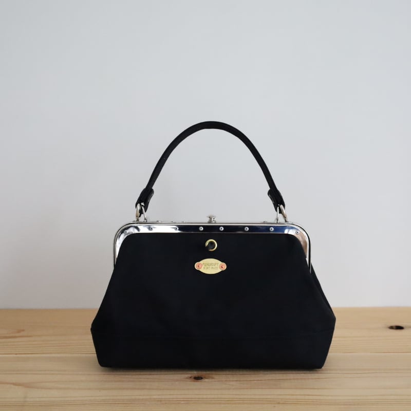 FRAME-STD/ 岡山倉敷9号パラフィンキャンバスショルダー / ブラック