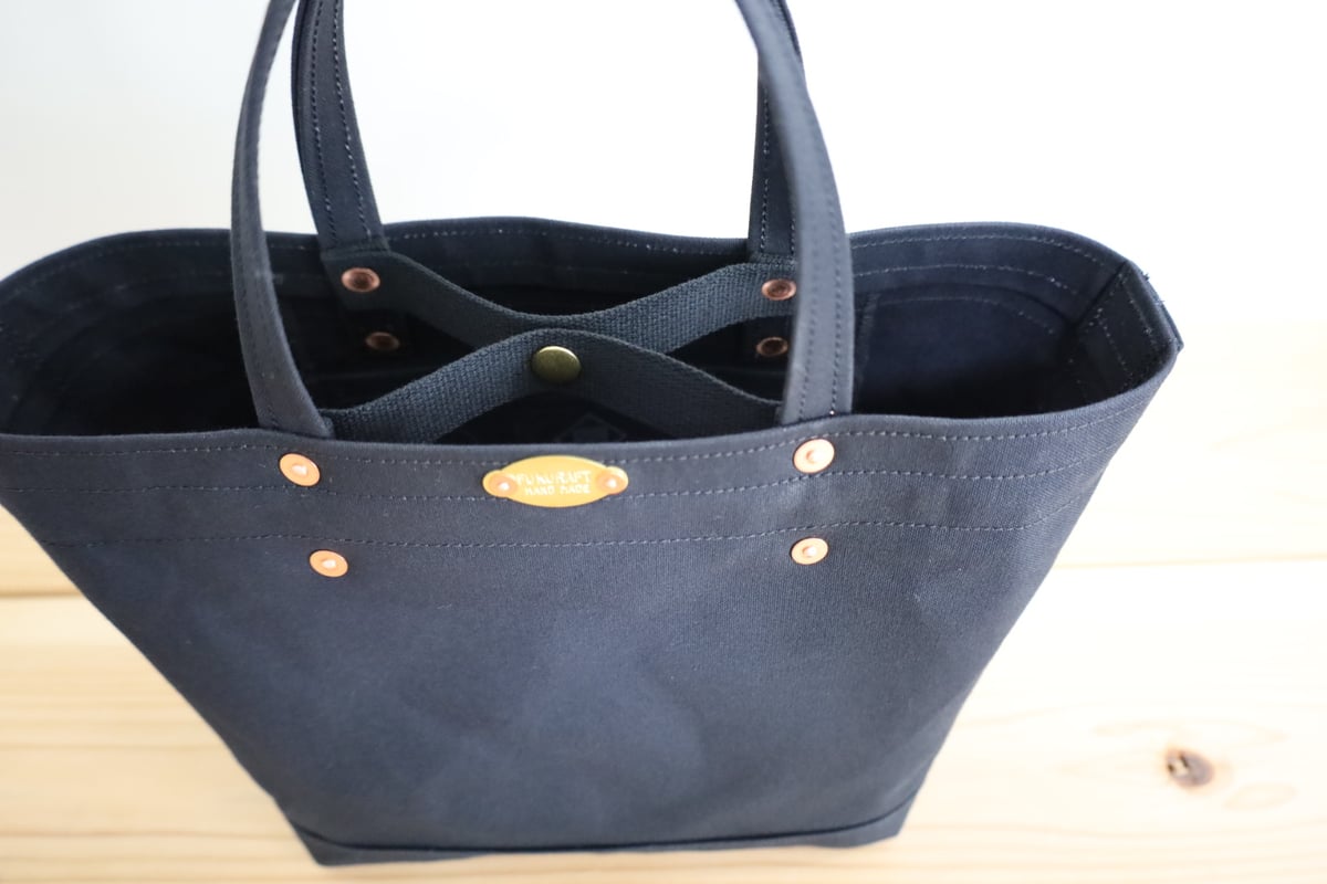 ROMEO-MID -STD/ 岡山倉敷9号パラフィンキャンバストート / ブラック |