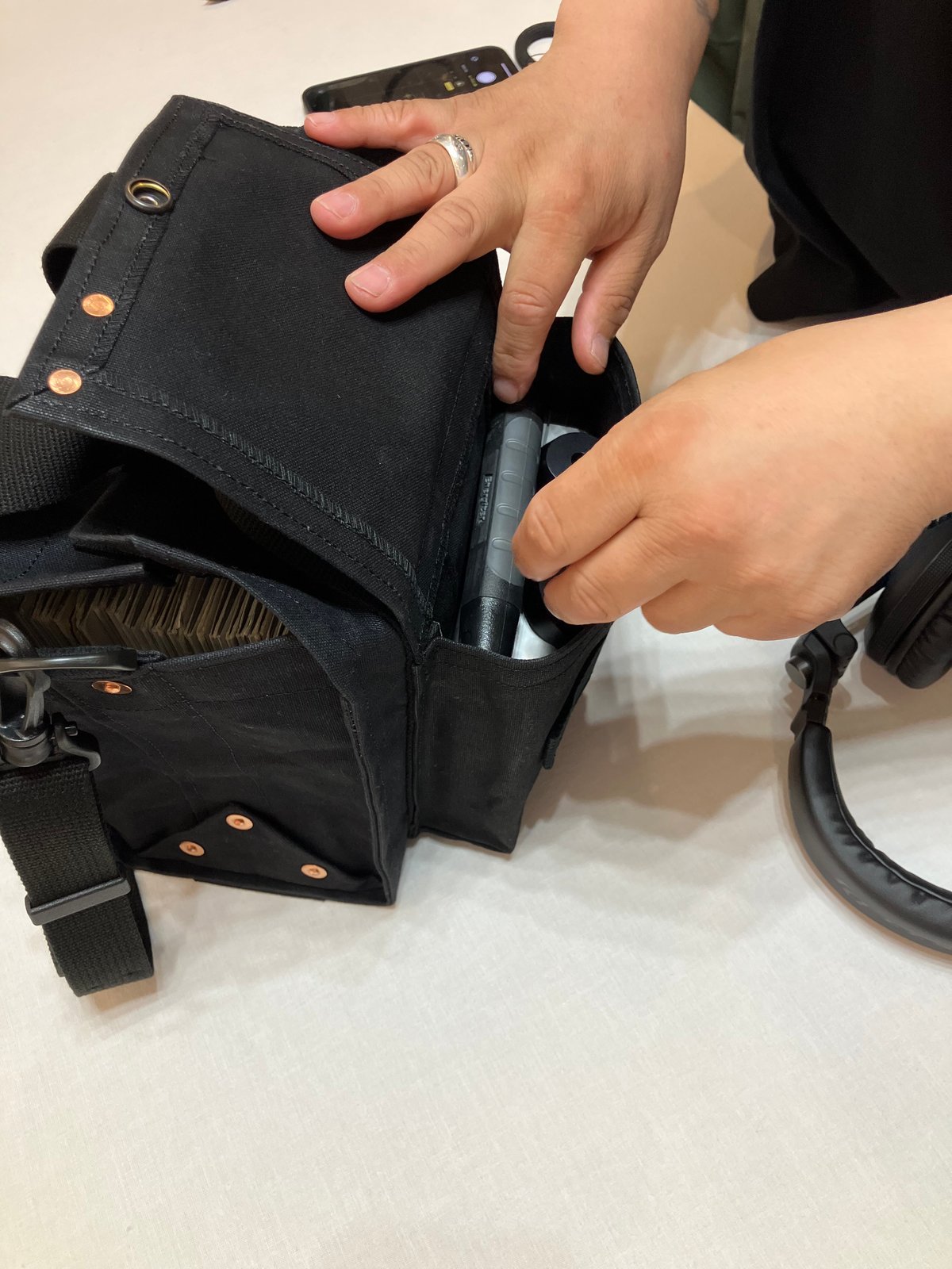 バッグ RE!ko 受注制作品】SELECTOR / 岡山倉敷9号パラフィンキャンバス7