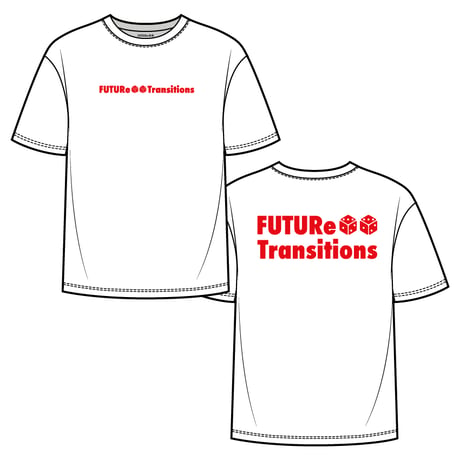 【 FUTURe Transitions 】 6oz S/S Tee Classic  (White x Red)