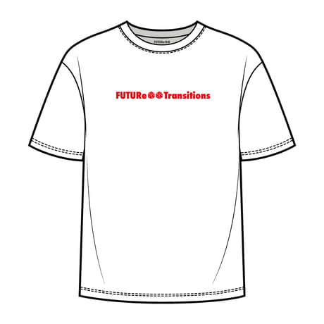 【 FUTURe Transitions 】 6oz S/S Tee Classic  (White x Red)