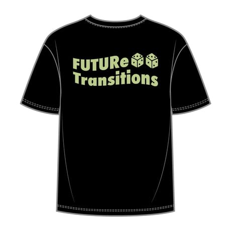 【 FUTURe Transitions 】 6oz S/S Luminous Tee Flag Logo (Black x Purple)