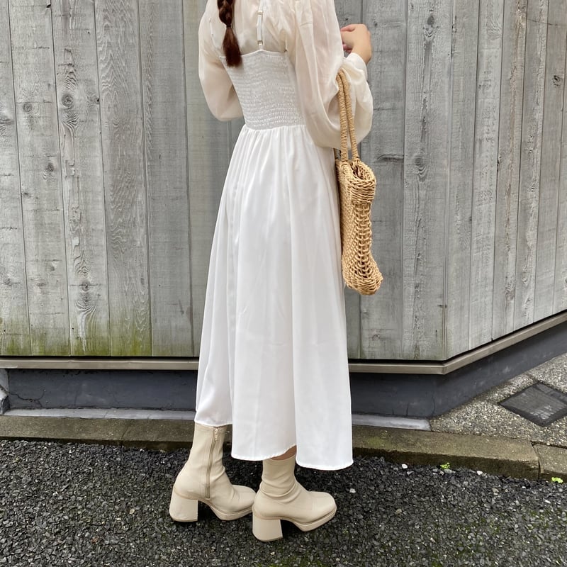 デザインチュールキャミワンピース【211-6043】 | Deisy lotte