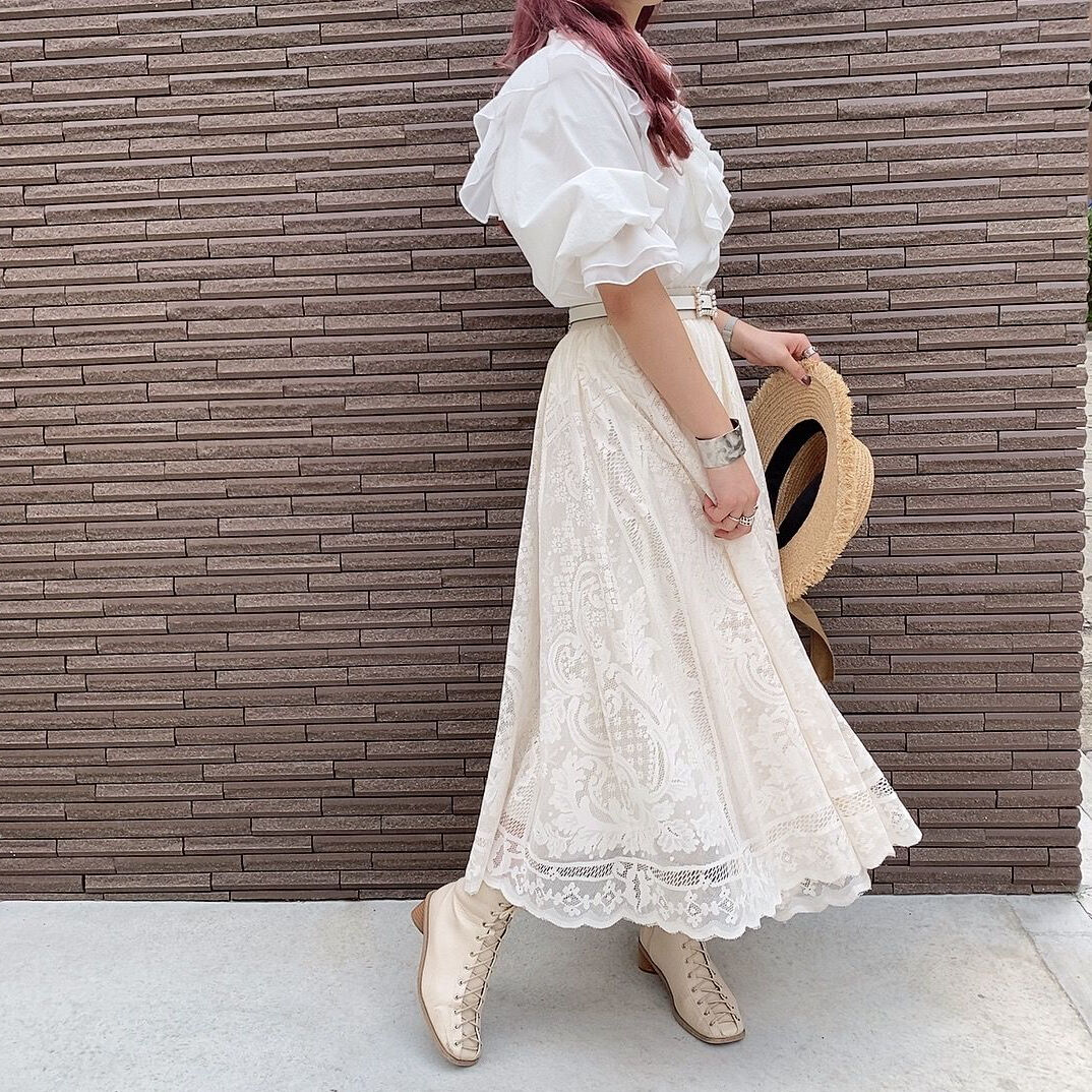 アンティークレーススカート【201-4012】 | Deisy lotte