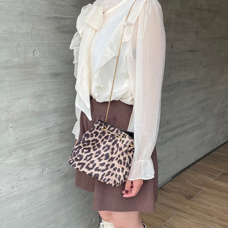 レオパード巾着2wayバッグ【232-9010】 | Deisy lotte