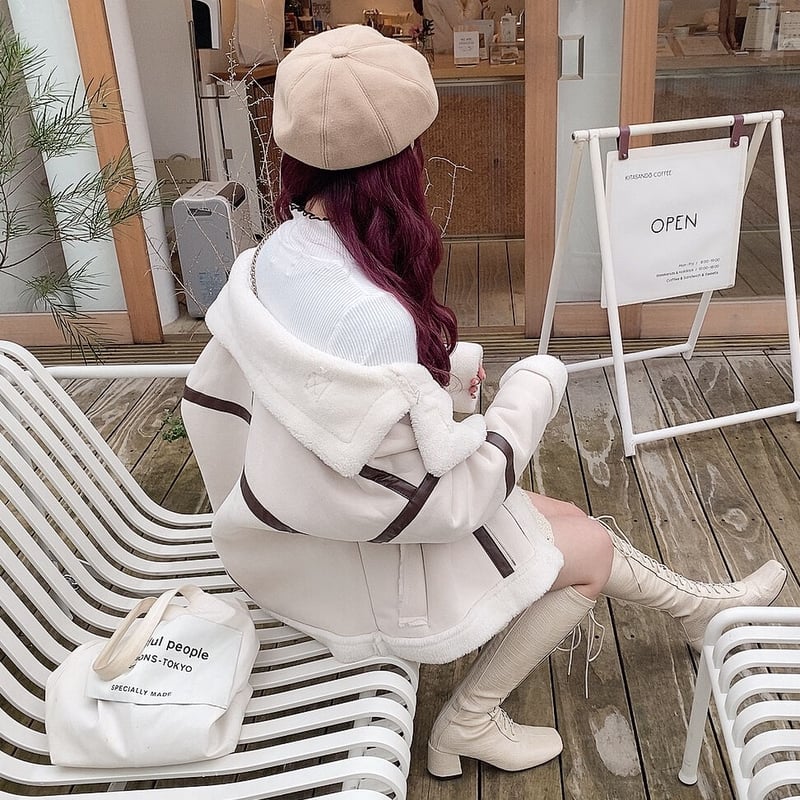 ムートンライダースジャケット【202-8005】 | Deisy lotte