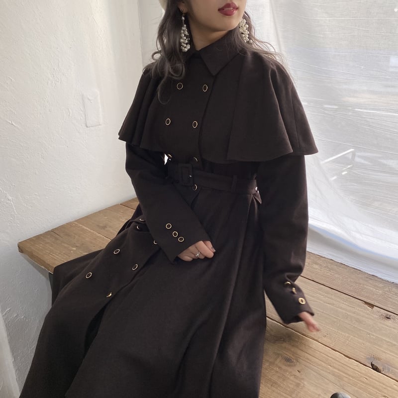 フレアヴィンテージウールコート【202-8004】 | Deisy lotte 