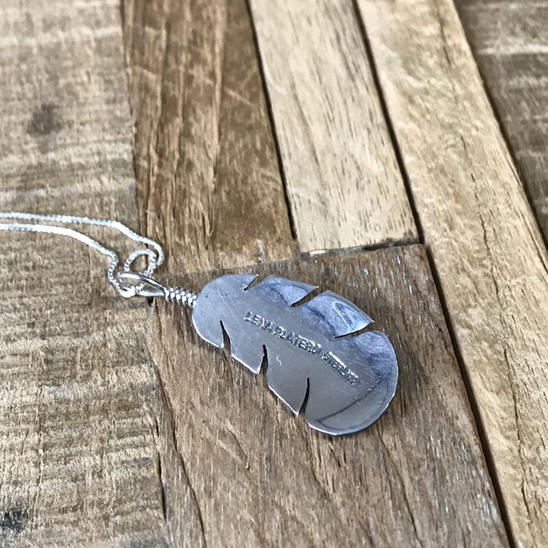 ☆navajo☆ LENA PLATEROフェザーペンダント | F2.8Leather