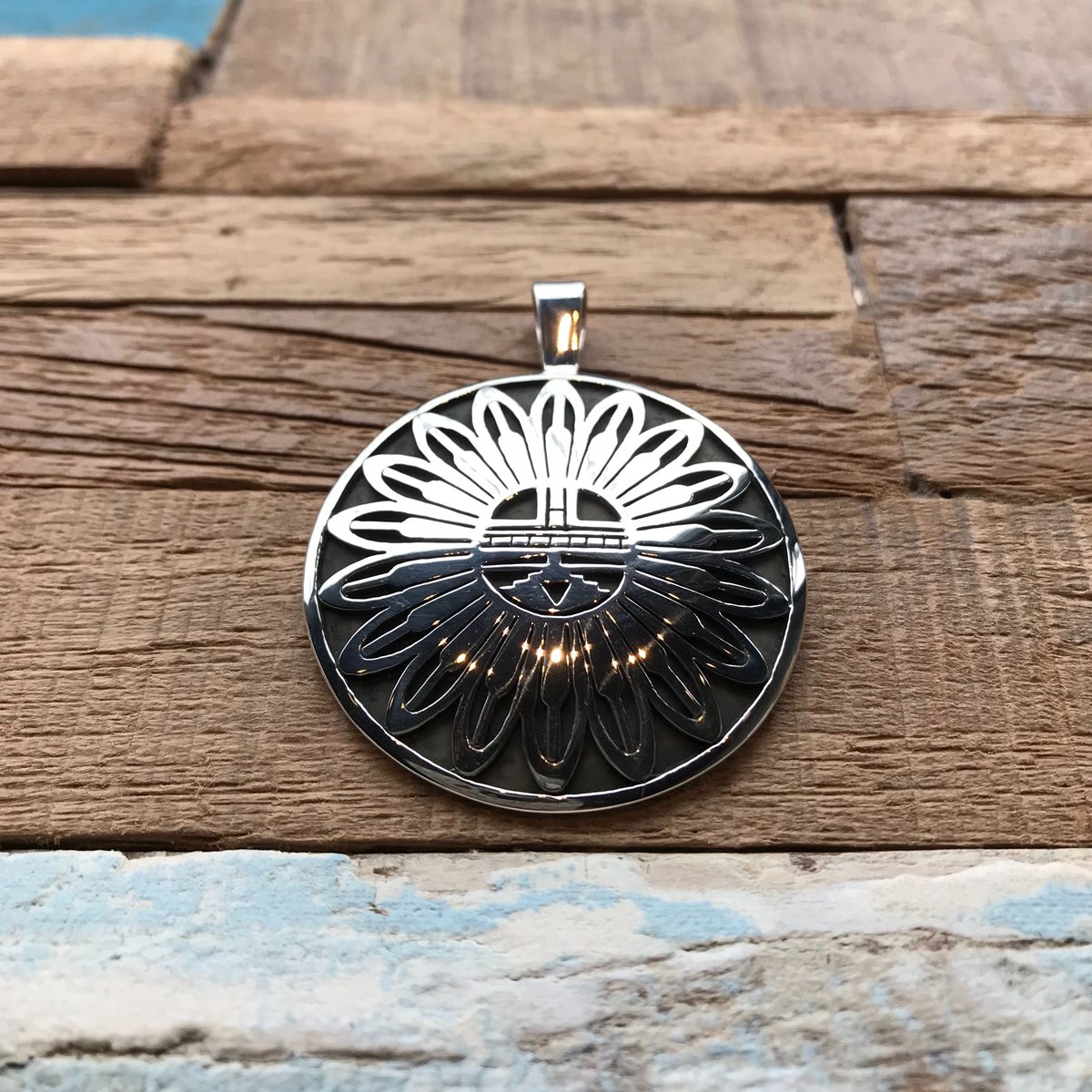 希少　Bobbie Tewa　ボビーテワ　ホピ　HOPI　インディアンジュエリー インディアンジュエリー / ホピ・ペンダント